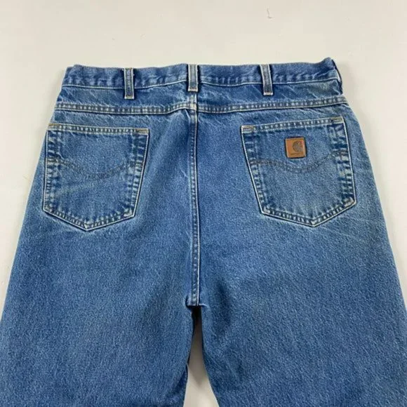Carhartt B160 DST Relaxed Fit Jeans 36 x 35 Cotton Men